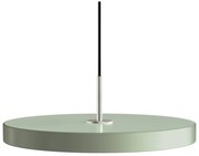 Светлозелено LED висящо осветително тяло с метален абажур ø 43 cm Asteria Medium – UMAGE