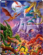 Larsen - Пъзел:  Детски – "Дракони" – 50 части, голям