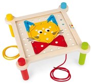 Janod - Дървена интерактивна мозайка MONTESSORI