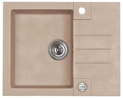 ALVEUS 1090950 - Кухненска мивка ROCK 59,5x47,5 см гранит/бежов