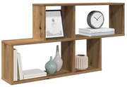 856593 vidaXL стенна етажерка Дъб артизан 100x18x53 cm инженерна дървесина
