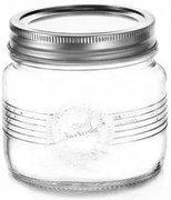 Horecano - Стъклен буркан с винтова метална капчка нисък 500мл OLD FASHIONED (212803)