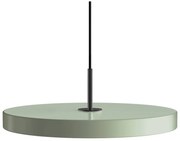 Светлозелено LED висящо осветително тяло с метален абажур ø 43 cm Asteria Medium – UMAGE