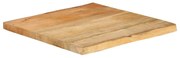 370702 vidaXL Плот за маса, 40x40x2,5 см, жив ръб, mасивно мангово дърво
