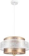 Пендел GABI 1xE27/60W/230V златист/бял Ø 40 см