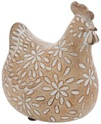 Декоративна фигура atmosphera Linda, Смола, Бежов, 20 cm