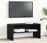 862393 vidaXL ТВ шкаф Черен дъб 80x40x40 cm Инженерна дървесина