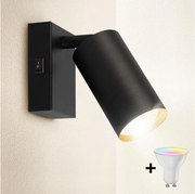 Brilagi - LED димируемо стенно спот осветително тяло SELE 1xGU10/4,8W/230V черно/златно