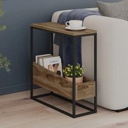 Помощна маса Lido TopMebel от меламин в цвят орех Ud 60x22x62cm
