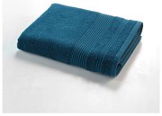 Тъмносиня памучна хавлиена кърпа от тери 70x130 cm Tendresse – douceur d'intérieur