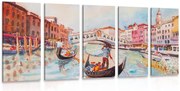 картини от 5 части – Венецианска гондола