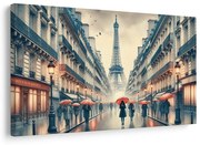 Картина на платно – Париж в дъждовен ден