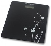 Кантар Rosberg R51650E, 180 кг, Дигитален, LCD дисплей, Черен