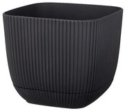 Horecano - Квадратна саксия №4 - 19.3x19.3xh17cm 4L АНТРАЦИТ (G-384-A)