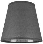 Резервно абажур за стенна лампа LORENZO E27, пр. 16 см, сив