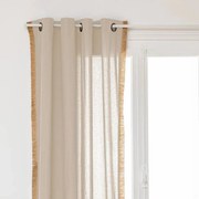 Завеса atmosphera Botanic Factory, 140x260 см, Памук и юта, Слонова кост