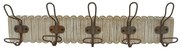 Стенна козирка DKD Home Decor Колониален Желязо Дърво манго (61 x 10 x 21 cm)