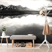 Фототапет – Черно-бяло планинско езеро