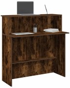859028 vidaXL Приемно бюро, опушен дъб, 100x50x103,5 см, инженерно дърво