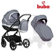 Бебешка количка 2в1 Zaza 2 BUBA - Dark Grey