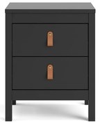 Черно нощно шкафче Madrid - Tvilum