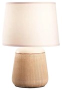 Ideal Lux - Настолна лампа KALI 1xE14/40W/230V керамика/кремав/бежов