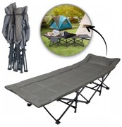 Сгъваем къмпинг шезлонг 187 × 68 см – компактен и удобен