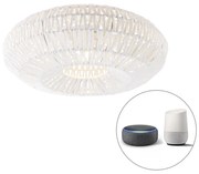 Интелигентен ретро таванен аплик бял с WiFi A60 - Lina
