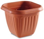 Stefanplast - Квадратна саксия Venezia 40см - теракот