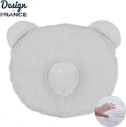 Candide -Детска възглавница P'Tit Panda за добре закръглена глава Сива