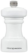 Cole&Mason - Мелничка за пипер HOXTON 10,4 см бук/блестящо бял