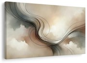 Картина на платно – Нежни линии в пространството