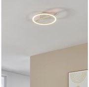 Eglo 901114 - LED Димируем плафон AMANDOLO LED/17W/230V бял + д.у.