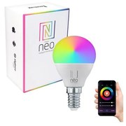 Immax NEO 07745L - LED RGB+CCT Димируема крушка E14/6W/230V 2700-6500K Wi-Fi Tuya