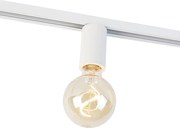 E27 Фитинг с релсова окачване за 1-фазова релса бяла - Jeana