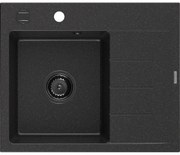 Mexen Ben гранитна мивка с 1 отделение и капковник, лява 600 x 500 мм