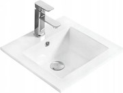Mexen Stella мивка вградена в плот 41 x 41 cm, бяла - 25454100