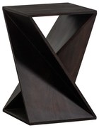 Странична масичка от масивна акация 41x41 cm Ikem – WOOOD