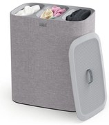 Кош за пране от сив плат 90 l Tota Trio - Joseph Joseph