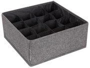 Сив органайзер за чекмеджета с 16 отделения за чекмеджета - Bigso Box of Sweden