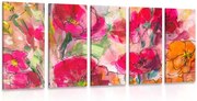 картини от 5 части – Рисувано цветно натюрморт