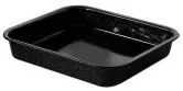 Емайлирана тава квадратна 38x38х6см черна РЯ-(149/38)