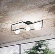 Ideal Lux - LED Полилей за повърхностен монтаж ANGOLO 3xG9/3W/230V черен