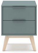 Нощно шкафче сиво-зелено Pisco – Marckeric