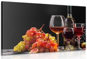 Картина на платно – Вино и грозде
