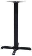 325429 vidaXL Крак за бистро маса черен 56x56x72 cm чугун