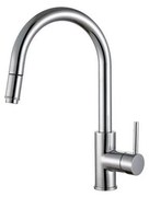 ALVEUS 1129021 - Смесител DELOS с изтегляща се душ слушалка, 38 см, хром