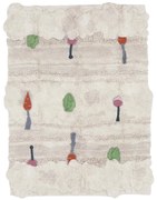 Кремаво памучно детско килимче за игра 120x160 cm Veggie Garden – Lorena Canals