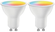 К-кт 2x LED RGBW Димируема крушка MESH Интелигентен GU10/6,5W/230V 2700-6500K - Aigostar