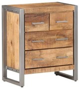 323485 vidaXL Сайдборд, 60x35x70 см, грубо мангово дърво